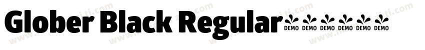 Glober Black Regular字体转换
